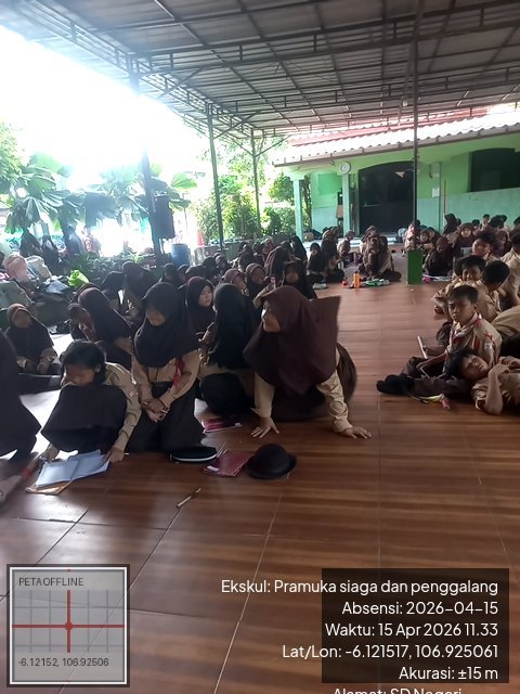 Foto absensi Pramuka siaga dan penggalang