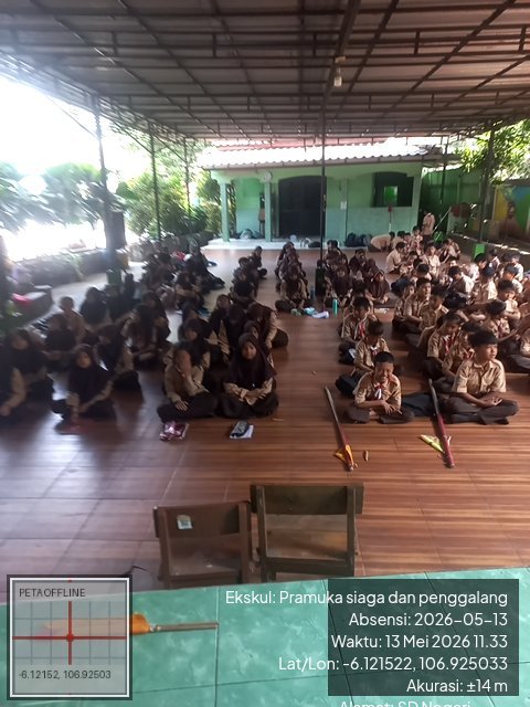 Foto absensi Pramuka siaga dan penggalang