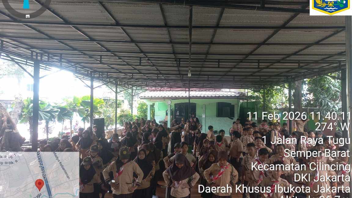 Foto ekskul Pramuka siaga dan penggalang