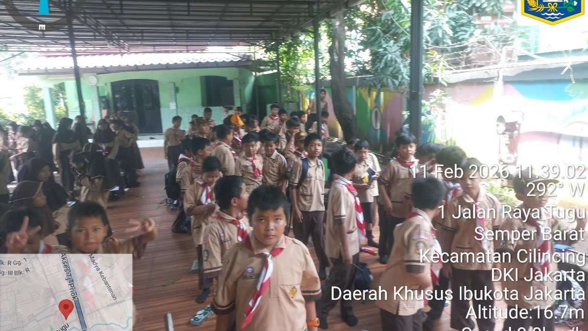 Foto ekskul Pramuka siaga dan penggalang