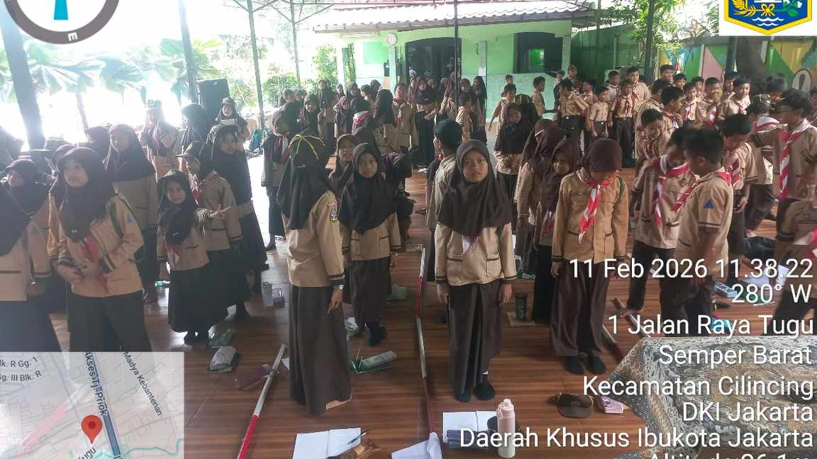 Foto ekskul Pramuka siaga dan penggalang