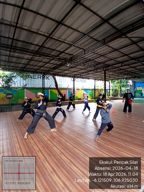 Foto absensi Pencak Silat