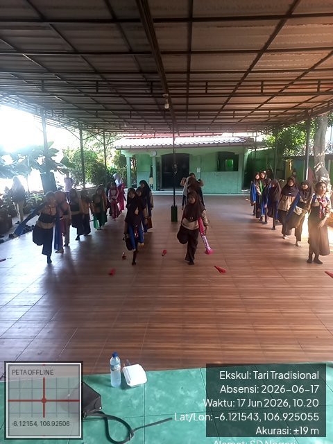 Foto absensi Tari Tradisional
