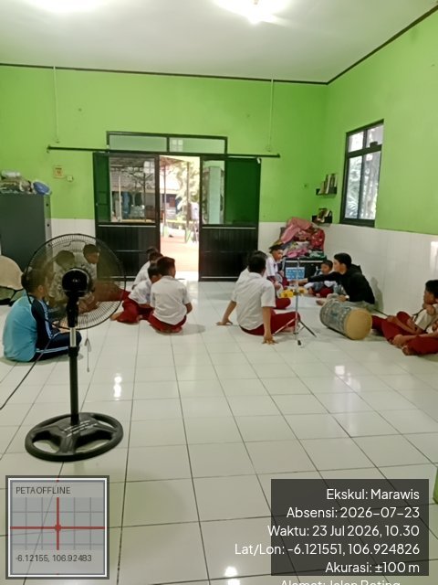 Foto absensi Marawis